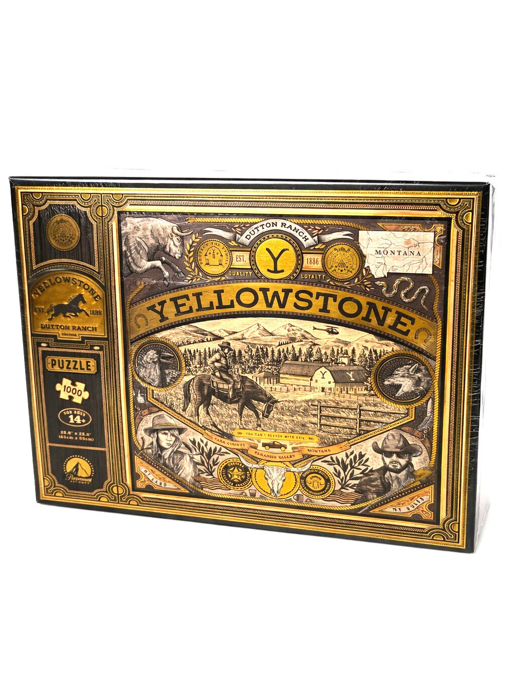 Yellowstone Multidimensional Puzzle 25.6" x 25.6" 1,000 Pieces, by Theory11- NEW